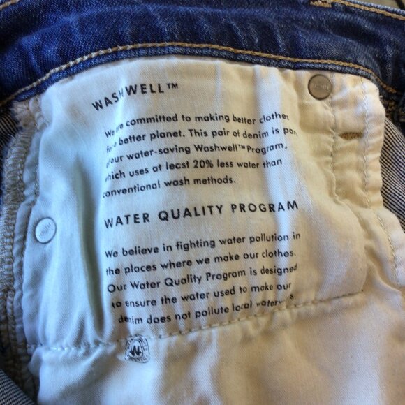 BR Banana Republic High Rise Straight Leg Washwell Button Fly Jeans - Picture 11 of 12